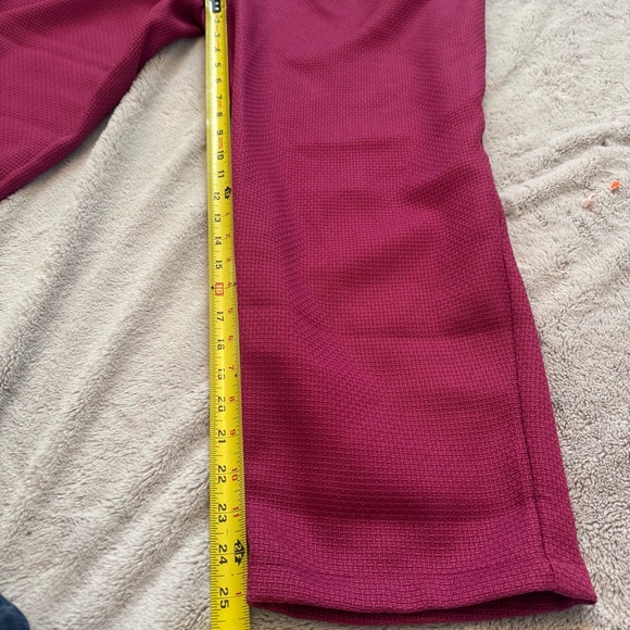 Cider Pink Pleated High Waist Wide Leg Textured Trousers Pants Women’s Small‎ - Picture 7 of 10